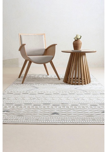 Sand Krem Gri Kolay Temizlenebilir Halı Kilim Oturma Odası Yatak Krem Gri