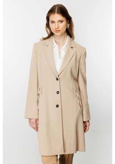 Ekol Minimalist Midi Pardesü: Günlük & İş Stilleri İçin Oversized Camel