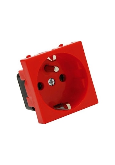 Ne-Ad 45x45 Ups Topraklı Priz Kanal Prizi