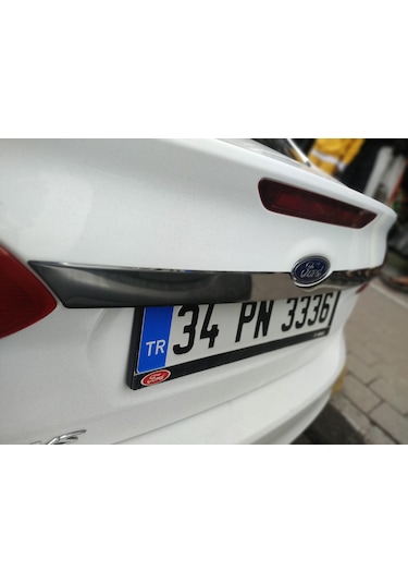 Ford Focus 3 Sedan 2012 2017 Bagaj Çıtası Paslanmaz Çelik Krom