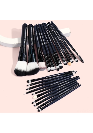 Reedark 22 Parça Yumuşak Ve Yoğun Kıllı Profesyonel Fondöten Fırçası Seti - Tüm Makyaj İhtiyaçları İçin