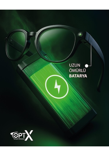 Akıllı Gözlük Yapay Zeka Aı , Kamera, Bluetooth, Müzik, Ipx5
