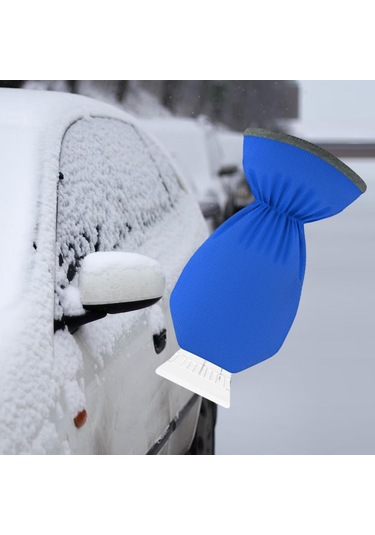 Suntek Magideal Ön Cam Buz Kazıyıcı Kar Temizleme Aleti Mavi