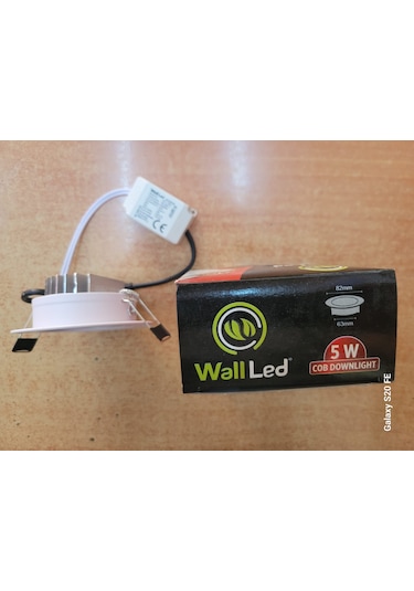 5 Watt Beyaz Kasa Günışığı Cob Ledli Downlight Spot 10 Lu Paket