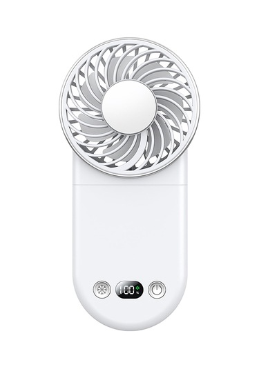 Aktif Soğutma Teknolojisi İle Mini El Fan, Seyahat İçin Küçük Fan, Icecompress Face Fan