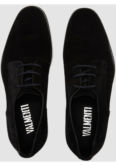 Valmenti Bruno Erkek Siyah Süet Hakiki Deri Casual Ayakkabı 645 80-131 Erk Ayk Y23 Siyah