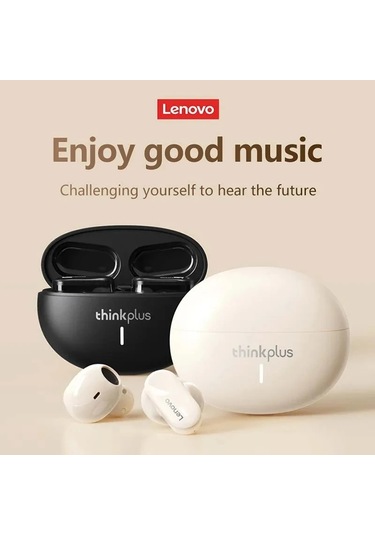 Lenovo Lp19 Bluetooth Kulaklık Tws Hıfı Kablosuz Kulak Içi Kulaklık Spor Kul Lp19 Beige