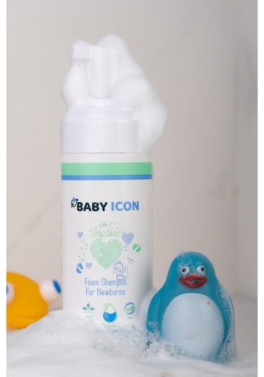 Baby Icon Organik Vegan Yenidoğan Köpük Şampuan