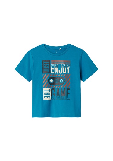 Name It Nmmbennıbo Ss Nreg Top Pb Mavi Erkek Çocuk Kısa Kol T-shirt Mavi