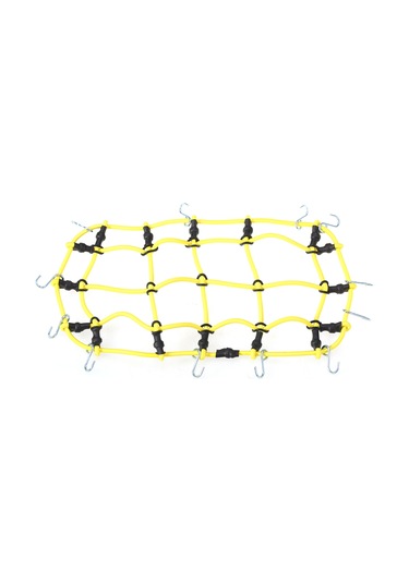 Symbee 1/10 Ölçekli Tırmanma Araçları İçin Esnek Sarı Çatı Bagaj Filesi