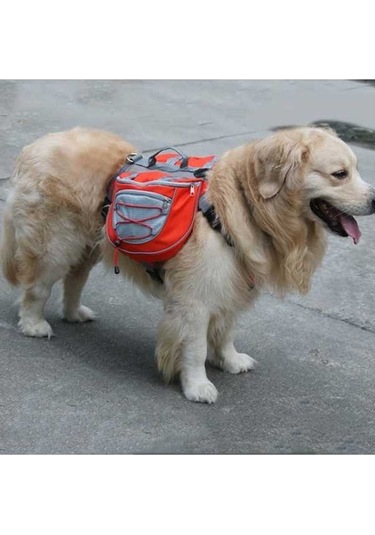 Dm Cbtx Köpek Sırt Çantası: Nefes Alabilir, Taşınabilir, Örgülü Evcil Hayvan Çantası - S Turuncu