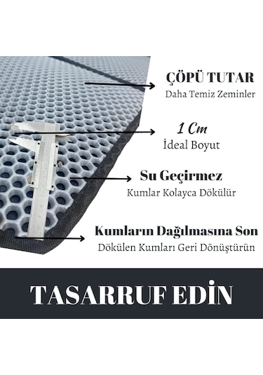 Okavango Kedi Tuvalet Önü Paspası Elekli Kedi Tuvaleti Önü Paspası 60 x 70 CM