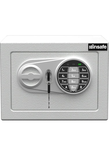 İnsafe ISCI17 Küçük Boy Çelik Para Kasası Beyaz