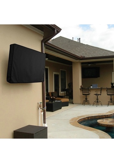 Createtech Dış Mekan Tv Kılıfı - 9 Boyut Seçeneği, Yağmur-kar-güneş Koruma