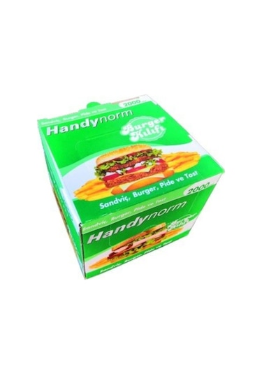 Naksan Handynorm Hamburger Poşeti (Burger Kılıfı) 2000 Adet