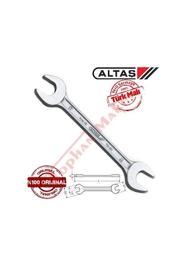 Altaş 14-17 Çatal Ağız Anahtar