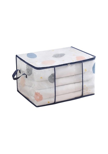 Unimarket Yorgan Saklama Çantası D-ust Geçirmez Nem Geçirmez Sezon Dışı Elbise Kazak Battaniye Online Alışveriş Organizatör Kutusu Günlük Kullanım Saklama Kesesi Ev Gghw07