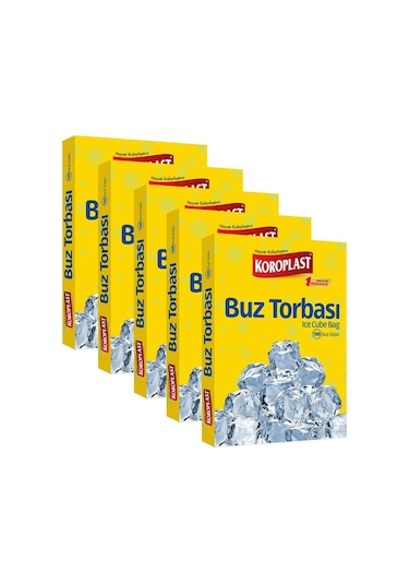 Koroplast Buz Torbası 5'li 980 Buz Küpü