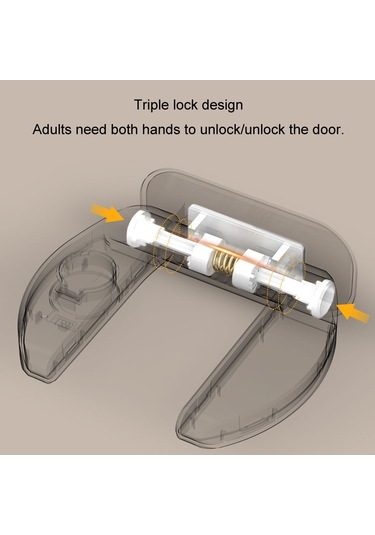 Sones Kapı Durdurucu Tek Başına Yaşayan Hırsızlık Önleyici Kapı Durdurucu Deliksiz Çocuk Güvenlik Kilidi Engelleyici Beyaz