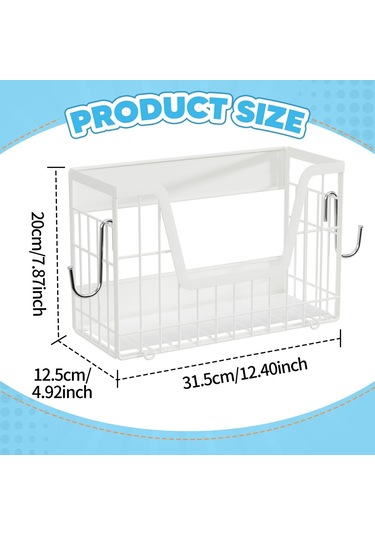 Suntek Buzdolabı Yan Rafı Manyetik Dolap Ev Eşyaları İçin Beyaz