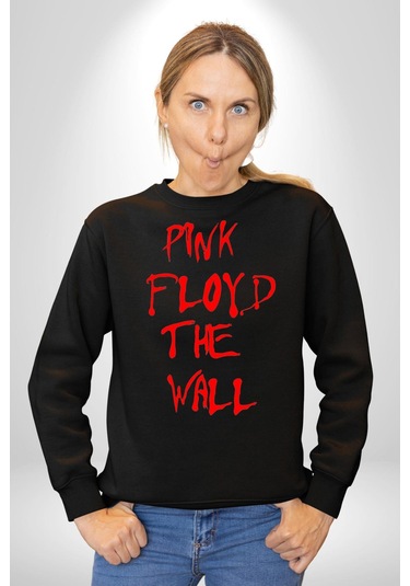 Pink Floyd The Wall Unisex Siyah Sweatshirt Siyah
