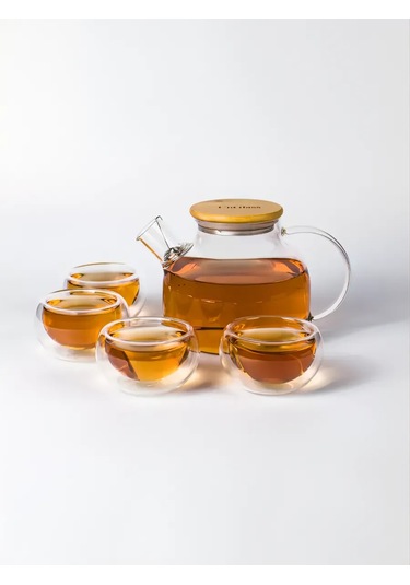 Cnglass Fincan Setli Demlik Set 197720104 Beyaz