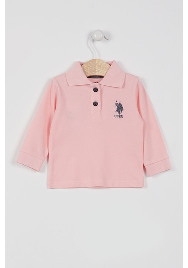 U.S. Polo Assn. U.S. Polo Assn Lisanslı Classic Somon Bebek Uzun Kol Yakalı Sweatshirt Somon U.S. Polo Assn. U.S. Polo Assn Lisanslı Classic Somon Bebek Uzun Kol Yakalı Sweatshirt Somon