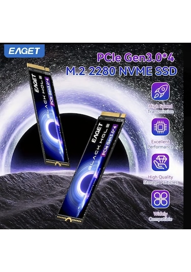 Eaget 3500mbps Yüksek Hızlı M.2 2280 Nvme Ssd Pcle Gen3x4 Hızlı