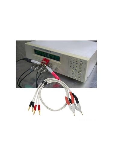 Tenfowee Dört Terminol Dijital Köprü Test Kablosu, Düşük Direnc Testi İçin Hassas Tester Bağlantı Kablosu Gtl-108a, 9287-10, 9467 Uyumlu