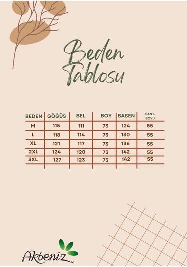 Akbeniz Erkek Pamuk Lakost Alt Üst Kaprili Pijama Takım Bordo 6872 Bordo