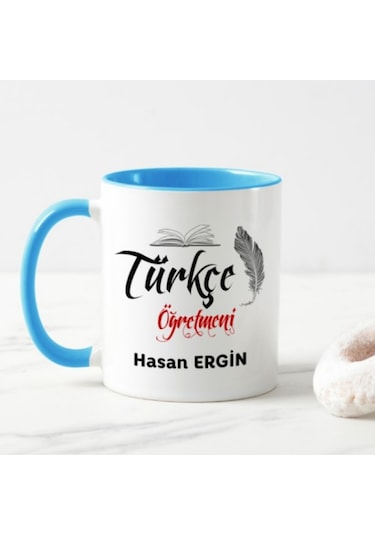 Kişiye Özel Türkçe Öğretmeni Kupa Bardak Ha36