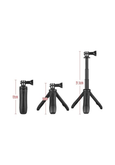 Novahub Çok Amaçlı Mini Tripod Selfie Çubuğu, Taşınabilir, Hafif, Kırmızı/siyah/beyaz/mavi Renk Gopro/yi/sjcam/akaso
