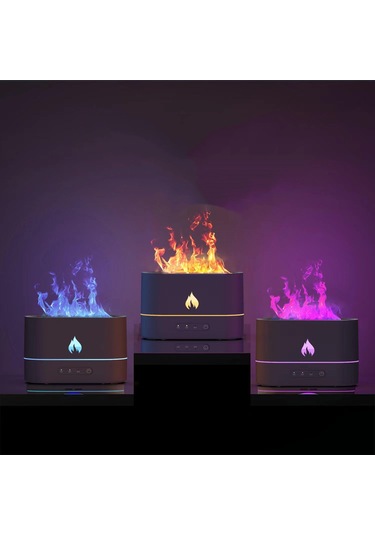 Bsrfirst Aromaterapi Makinesi, Nemlendirici, Ortam Işığı, Uçucu Yağ Difüzörü, Yatak Odaları Ve Oturma Odaları İçin Uygun, Kuruluktan Uzak Tutma Siyah