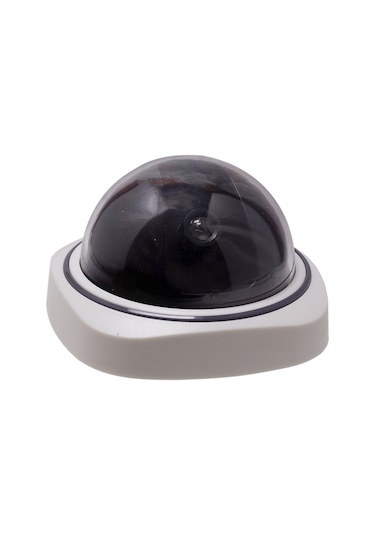 Powermaster Pm-1200 Kırmızı Ledli Maket Dome Kamera Beyaz