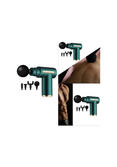 Suntek Kas Masajı Vurmalı Masaj Aleti Type-c Şarjı Için Yeşil