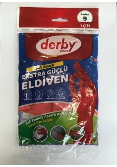 DERBY ÇOK AMAÇLI TEMİZLİK ELDİVENİ ONE SİZE 9