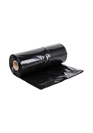 GNR Endüstriyel Jumbo Çöp Torbası Poşeti - 2 Kat - Siyah - 400 Gr. - 80x110 Cm. -10 Adetlik Rulo CT0