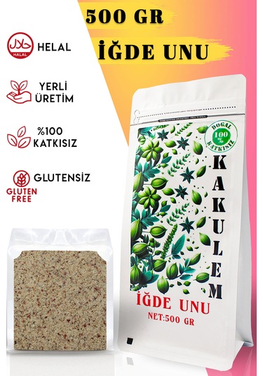 Kakulem Glutensiz Sertifikalı İğde Ve Çekirdeği Unu Tozu 500 Gr