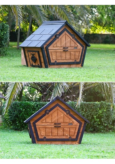 MANDU Ahşap Tavuk Kümesi (6 Tavuk) ve Güvercin Evi