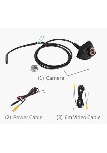 Pramit Geri Görüş Park Kamerası 1080p Ahd 170 Derece 360 Dönen