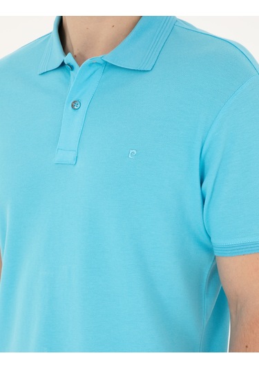 Pierre Cardin Erkek Turkuaz Tişört Basic 50280754-vr093 Turkuaz