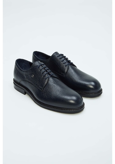 Tamer Tanca Erkek Hakiki Deri Lacivert Casual Ayakkabı 183 12466 ERK AYK SK23/24 Lacivert