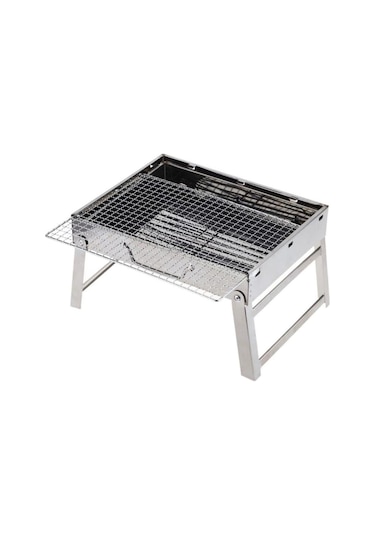 Portatif Katlanabilir Mangal - Madfox Roadtrip Bbq - Silver - 547306 Diğer