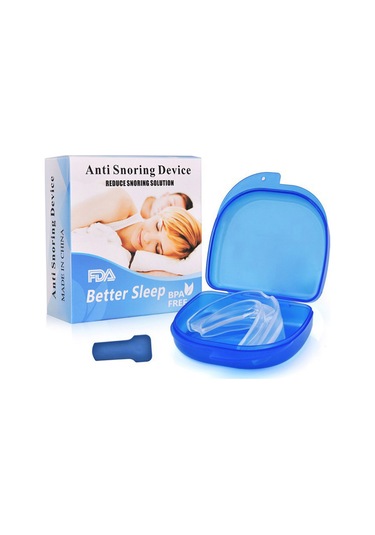 Qingmipy Gece Horlaması Ve Diş Gıcırdatma İçin Silikon Ağızlık - Isıyla Şekillendirilebilir, Taşınabilir Kutu