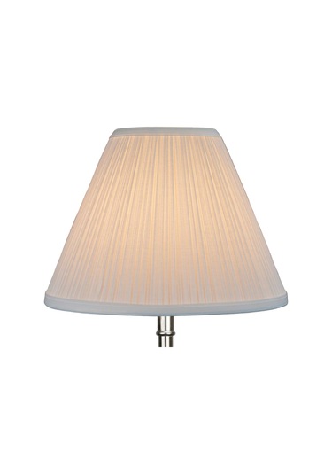 5 'üst Çapı X 12' Alt Çap X 9 Örümcek Ek İmparatorluk Lambası Gölgesi Pileli Mantar Beyaz Çift Kat Altın - Kahverengi