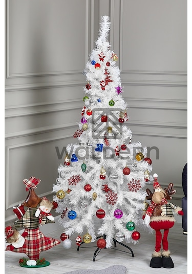 Waldern Luxury Series 180 cm Yılbaşı Çam Ağacı Beyaz