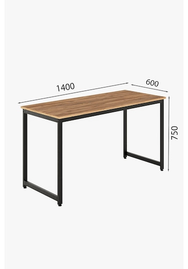 Çalışma Bilgisayar Masası Ofis Masası 60 X 140 Cm - Atlantik Çam