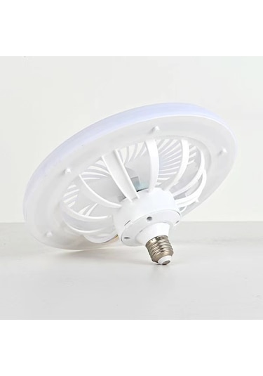 E27 Fan Işığı Sessiz Tavan Fanı Işığı Üç Renkli Karartma Aydınlatması