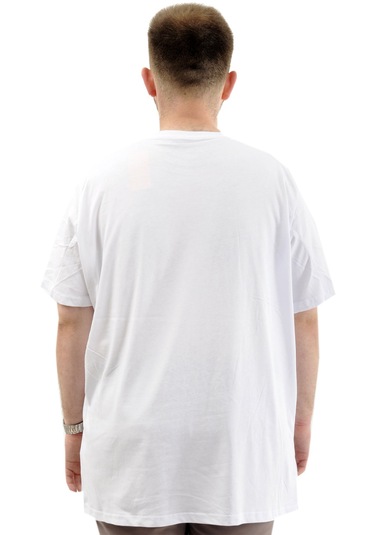 Battal Beden Erkek Pamuklu T-shirt Yumuşak Dokulu Baskılı Francıs