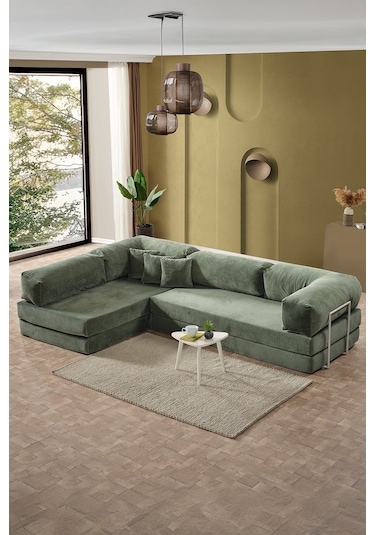 Legom Petek Aktivite Koltuğu Yatak Olabilen Çok Amaçlı Kanepe L Koltuk Yeşil Yeşil